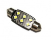 Лампочка светодиодная С5W 3030-6smd 12-24 31mm CANBUS 